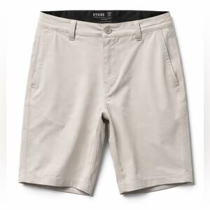 Roark Hytide Hybrid Shorts Men’s 32 Khaki Performance Stretch
